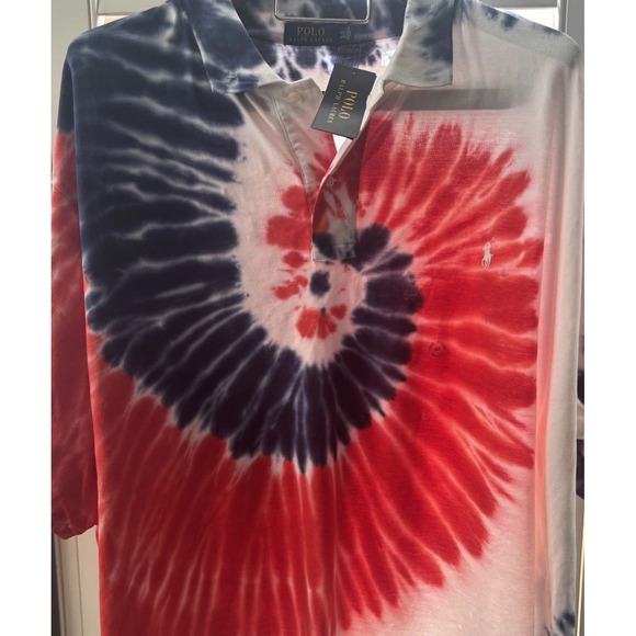 Polo Ralph Lauren Other - Polo‎ Ralph Lauren Polo 4X T America Tie Dye Polo Shirt Big And Tall NWT New